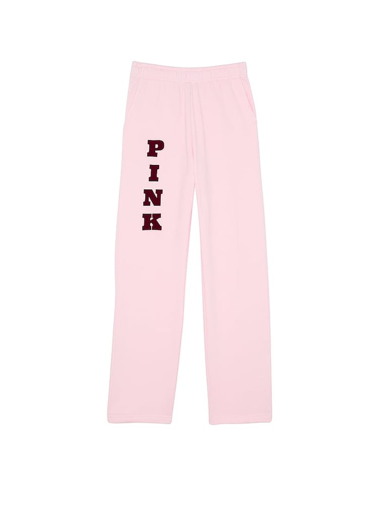 Victoria's Secret PINK Pink Tulip Straight Leg Fleece Joggers - Image 3 of 3