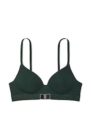 Victoria's Secret Botanical Green Non Wired Lightly Lined Shine Patch Bra - Image 3 of 3