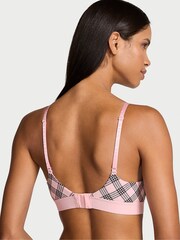 Victoria's Secret Pink Plaid Non Wired Lightly Lined Shine Patch Bra - Image 2 of 3