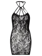 Ann Summers Black Sirenic Halterneck Lace Dress - Image 4 of 4
