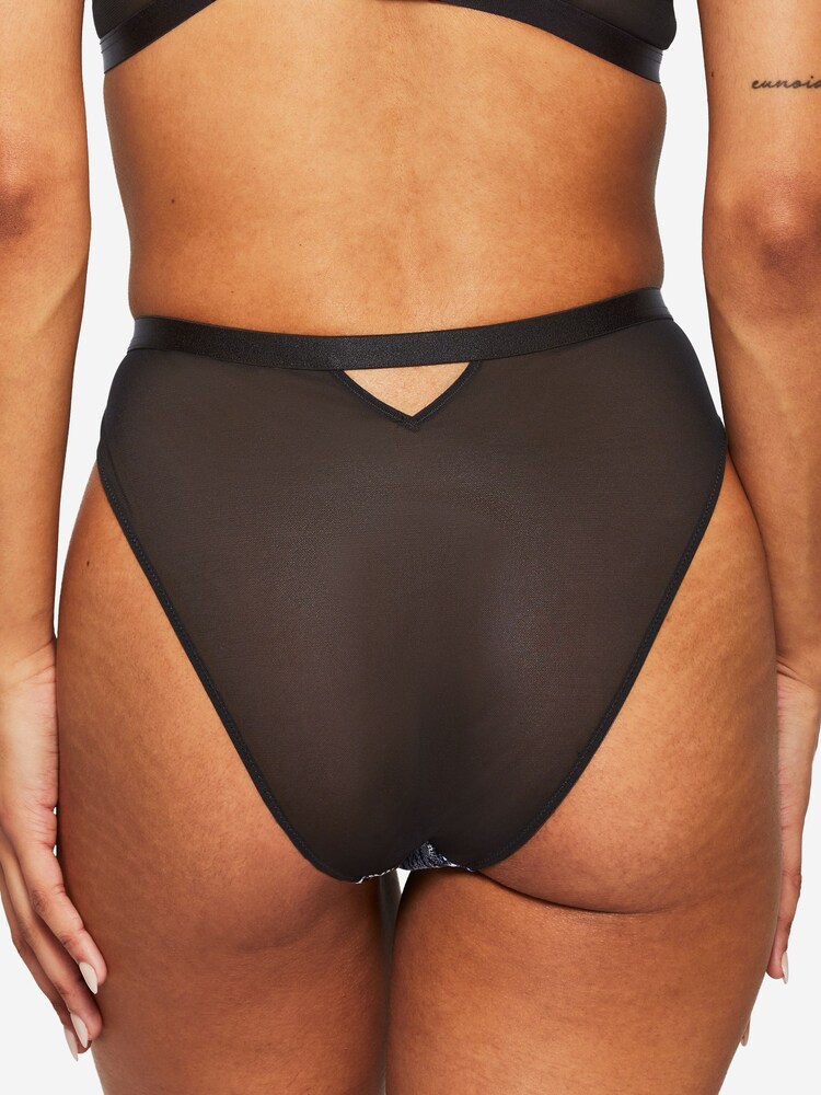 Ann Summers Grey Animal Rapturous High Waist Brazilian Briefs - Image 2 of 5