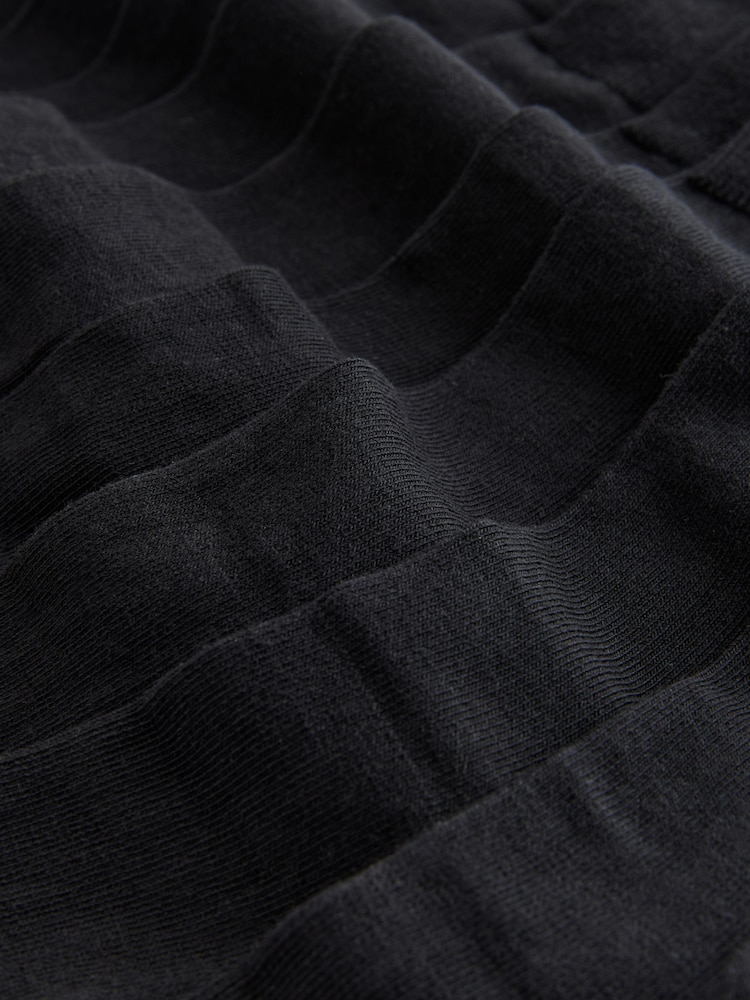 Black 10 Pack Embroidered Lasting Fresh Socks - Image 14 of 14