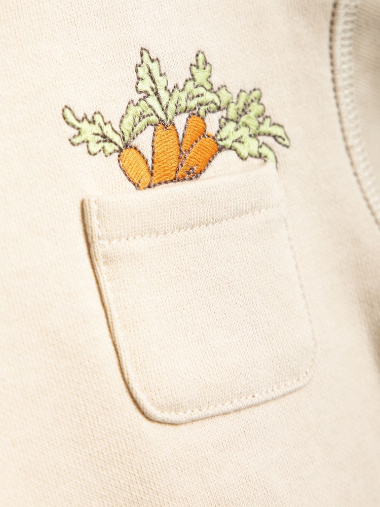 JoJo Maman Bébé Cream Peter Rabbit Sweatshirt And Cosy Trousers Set - Image 6 of 10