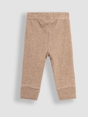 JoJo Maman Bébé Blue Sweatshirt & Rib Leggings Set - Image 5 of 6