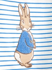 JoJo Maman Bébé Blue Sweatshirt & Rib Leggings Set - Image 6 of 6