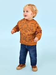 JoJo Maman Bébé Toffee Peppa Pig Printed Sweatshirt - Image 1 of 5