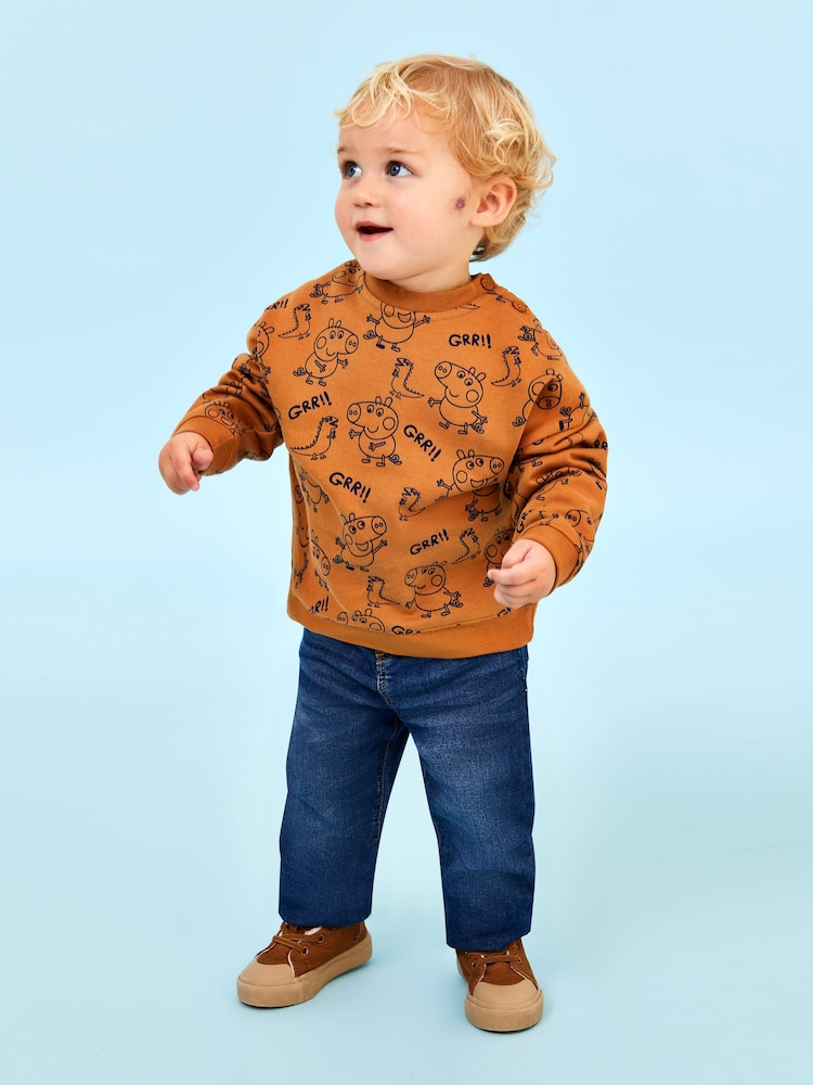 JoJo Maman Bébé Toffee Peppa Pig Printed Sweatshirt - Image 1 of 5