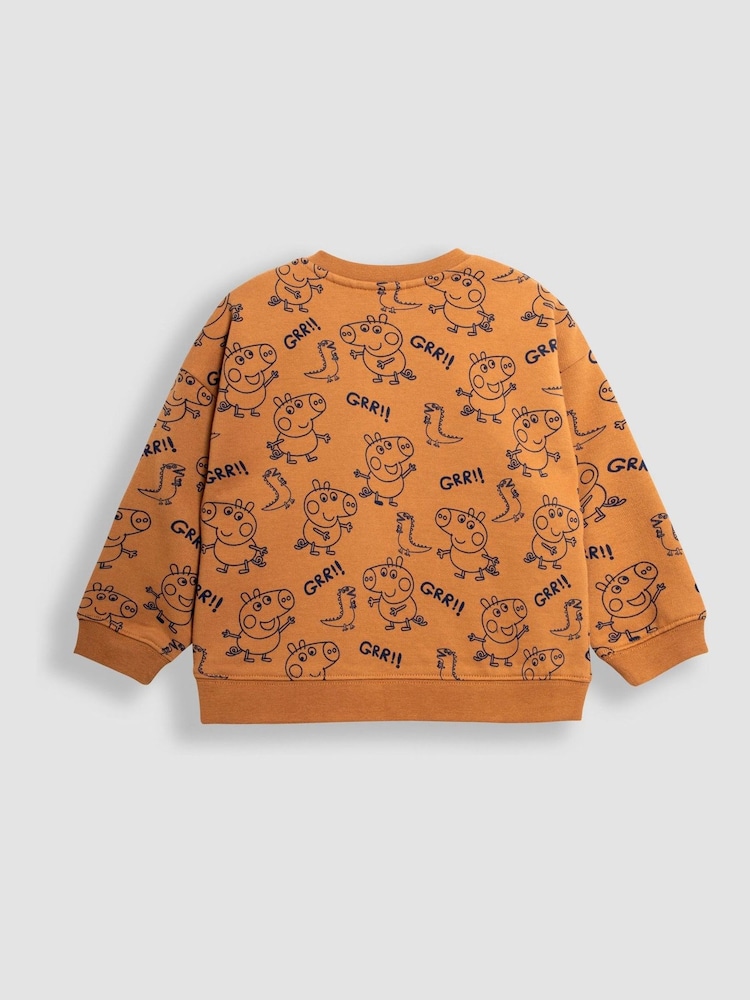 JoJo Maman Bébé Toffee Peppa Pig Printed Sweatshirt - Image 4 of 5