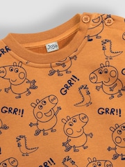 JoJo Maman Bébé Toffee Peppa Pig Printed Sweatshirt - Image 5 of 5