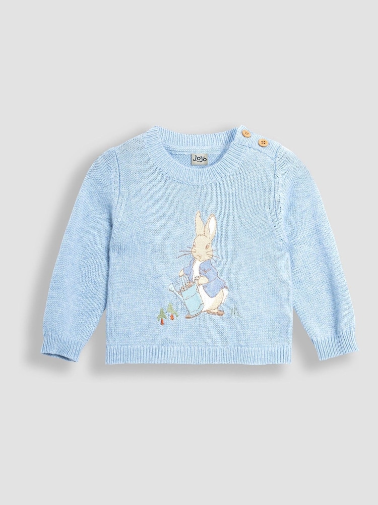 Conjunto de suéter y pantalones con apliques de Peter Rabbit de JoJo Maman Bébé - Imagen 2 de 5