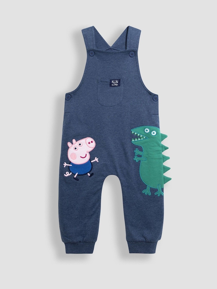 JoJo Maman Bébé Pepper Pig Printed Top & Dungarees Set - Imagen 2 de 8