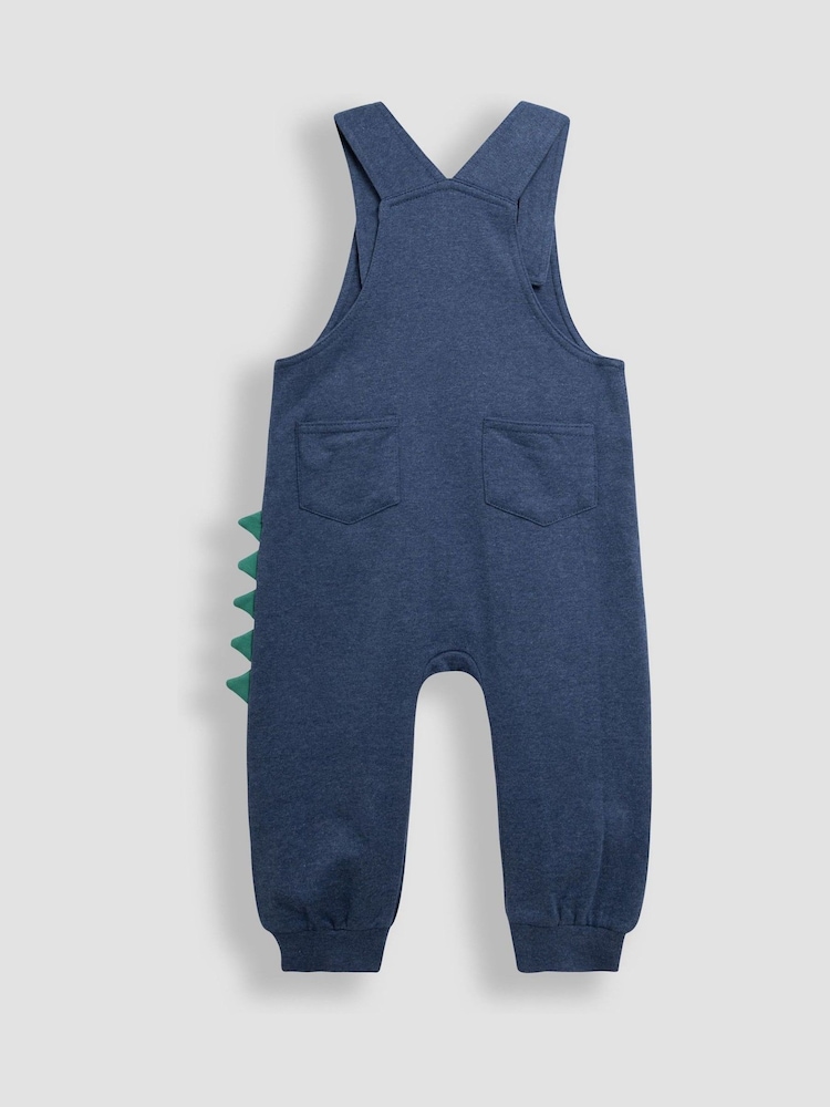 JoJo Maman Bébé Denim Pepper Pig Printed Top & Dungarees Set - Image 3 of 8