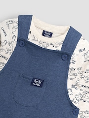 JoJo Maman Bébé Pepper Pig Printed Top & Dungarees Set - Imagen 6 de 8