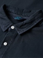 Superdry Eclipse Navy 100% Cotton Studios Jersey Polo Shirt - Image 8 of 8