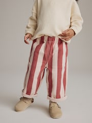 Pink Stripe 100% Cotton Trousers (3mths-7yrs) - Image 1 of 8