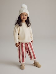 Pink Stripe 100% Cotton Trousers (3mths-7yrs) - Image 2 of 8