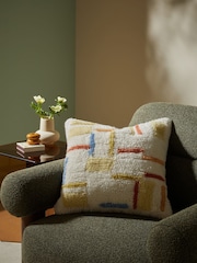 MADE.COM Cream Max Tufted Berber Cushion - Image 1 of 3