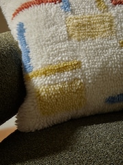 MADE.COM Cream Max Tufted Berber Cushion - Image 2 of 3