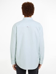 Tommy Jeans Green Stripe Classics Shirt - Image 2 of 6