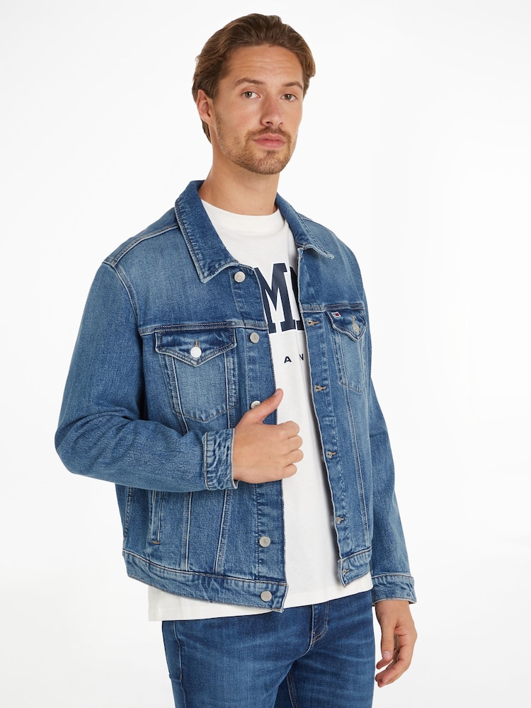 Tommy Jeans Ryan Trucker-Jacke aus Denim in Regular Fit - Bild 1 von 4
