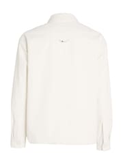 Tommy Jeans White Chunky Corduroy Shirt - Image 5 of 6