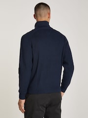 Tommy Jeans Blue Relaxed Zip Sweater - Image 2 of 4