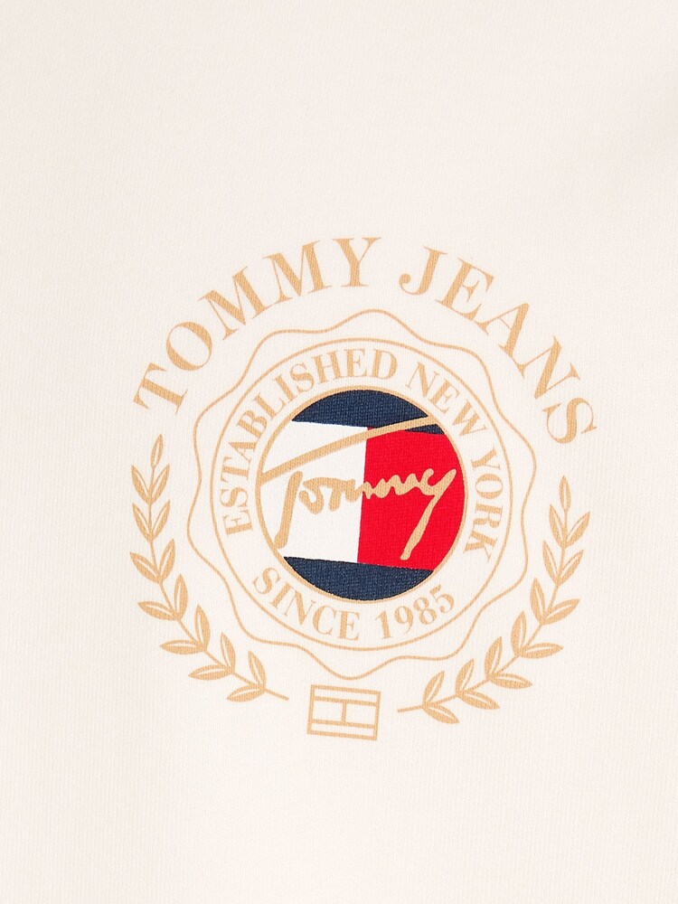 Blanc - T-shirt Tommy Jeans Regular Fit Explorer 100% coton - Image 4 of 4