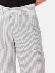 Whistles White Stripe Luna Trousers - Image 4 of 5