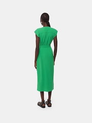 Whistles Green Misty Midi Dress - Image 2 of 5