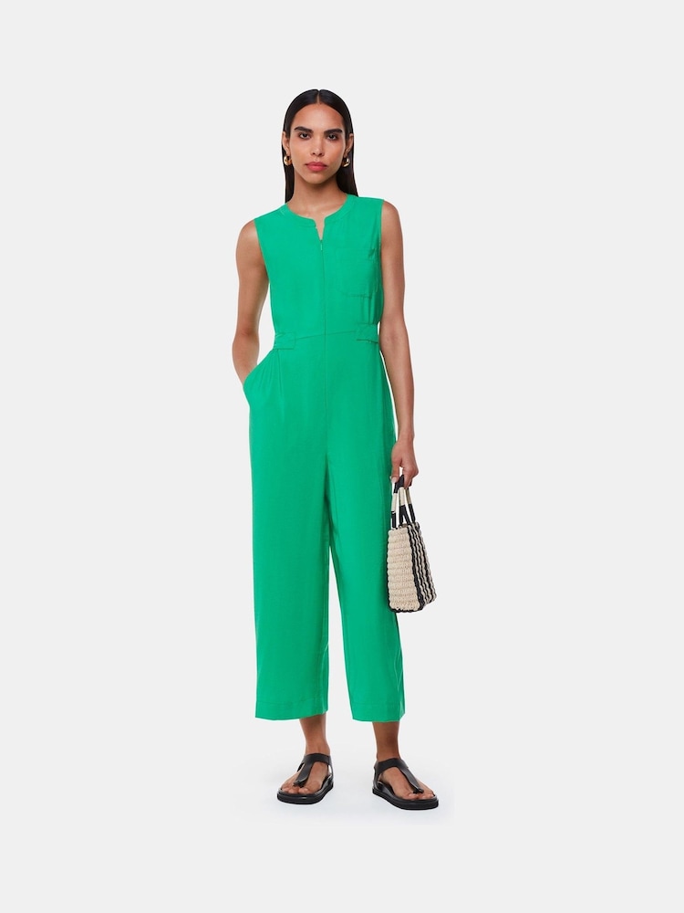 Whistles Josie Zip Front Jumpsuit - Imagen 2 de 5