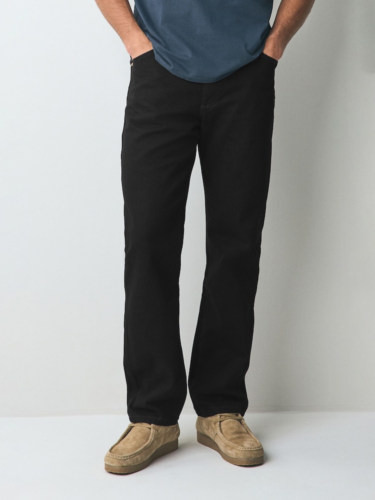 Schwarz - Wrangler Original Fit 13MWZ Cowboy Cut 100% Cotton Jeans - Bild 1 von 7 Schwarz - Wrangler Original Fit 13MWZ Cowboy Cut 100% Cotton Jeans - Bild 1 von 7