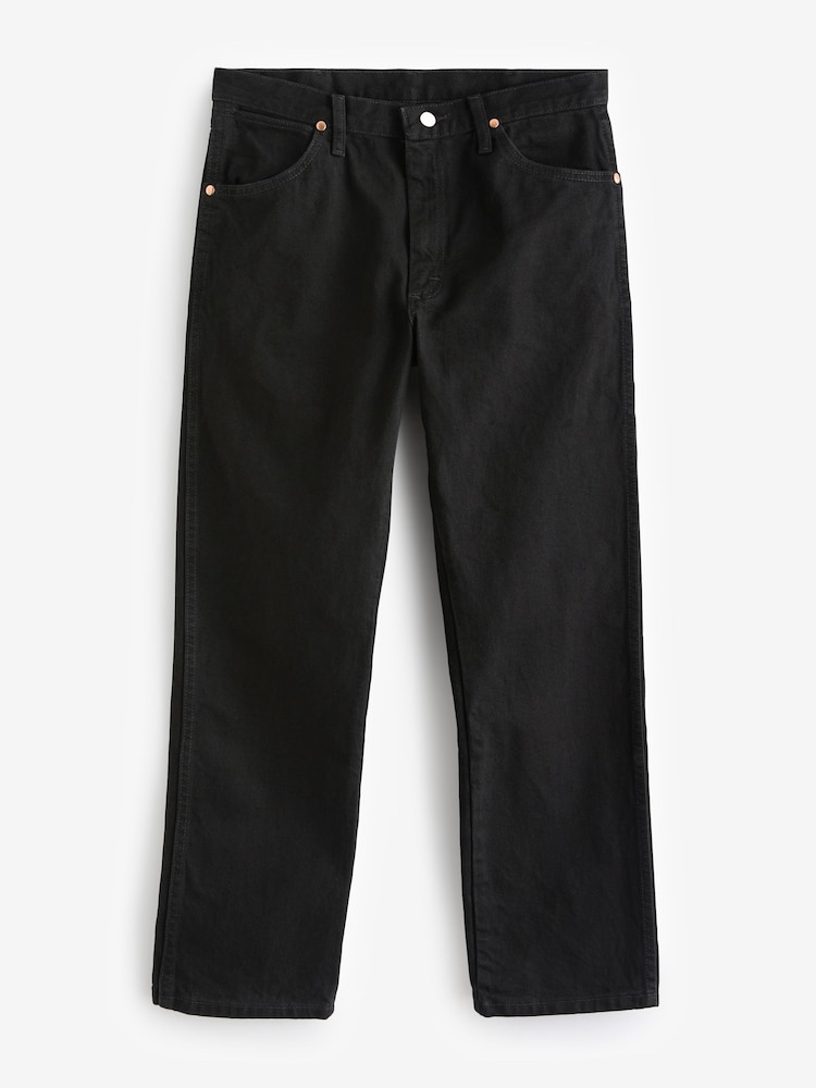 Wrangler Black Original Fit 13MWZ Cowboy Cut 100% Cotton Jeans - Image 7 of 7
