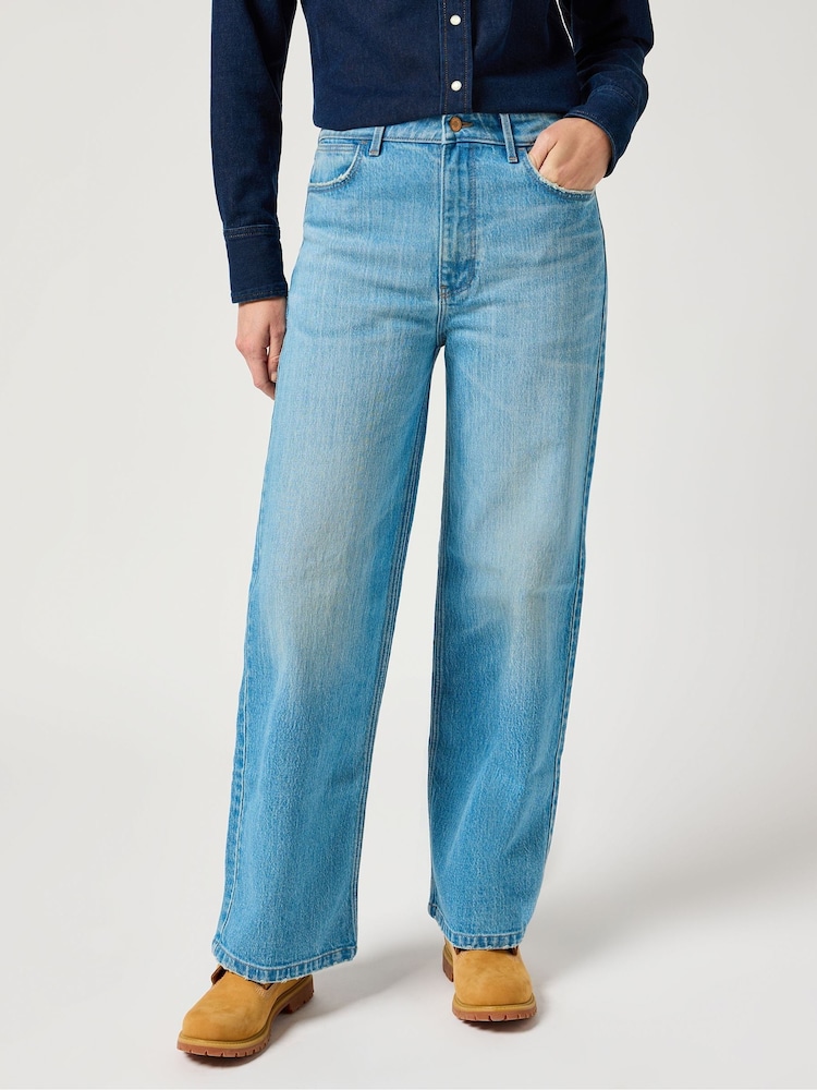 Wrangler Terra Loose Straight Fit Jeans - Image 1 of 6 Wrangler Terra Loose Straight Fit Jeans - Image 1 of 6