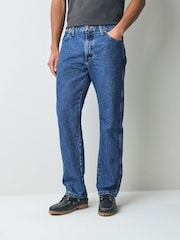 Синий - Wrangler Original Fit 13MWZ Cowboy Cut 100% Cotton Jeans - Image 1 of 7