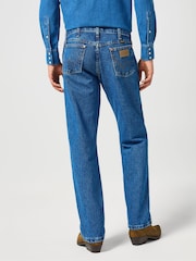 Синий - Wrangler Original Fit 13MWZ Cowboy Cut 100% Cotton Jeans - Image 3 of 7