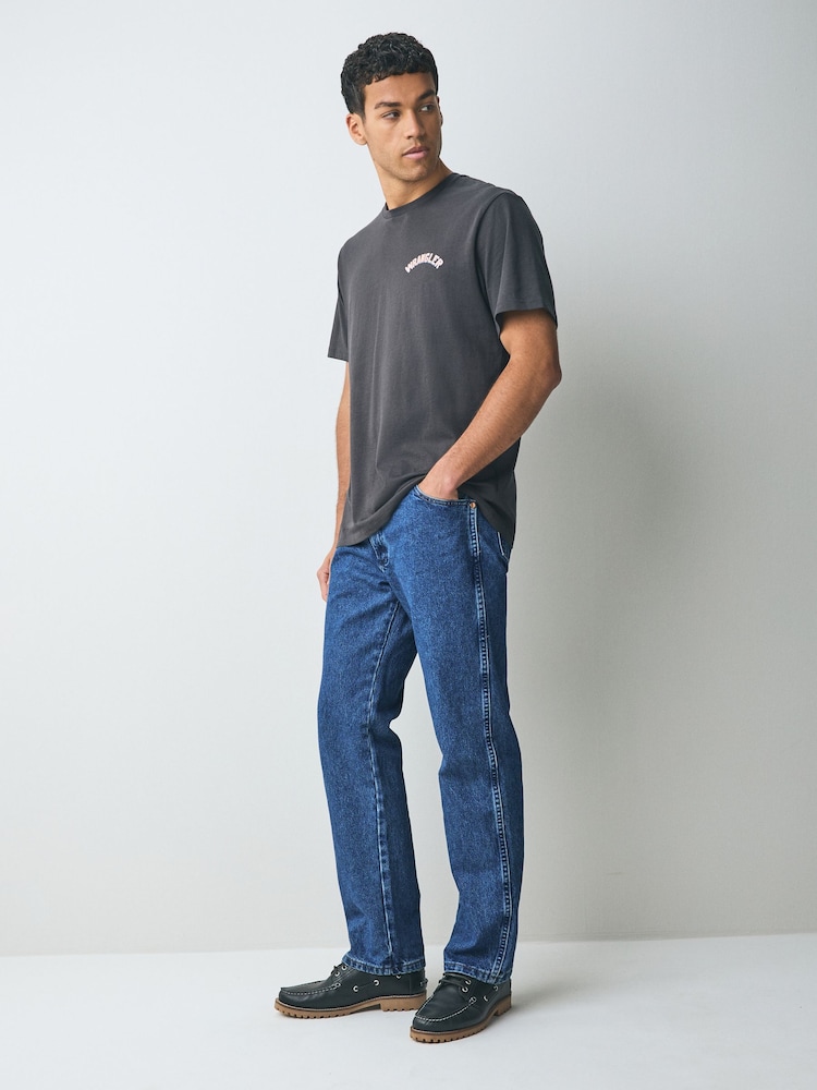 Wrangler Blue Original Fit 13MWZ Cowboy Cut 100% Cotton Jeans - Image 3 of 7