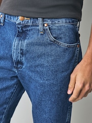 Синий - Wrangler Original Fit 13MWZ Cowboy Cut 100% Cotton Jeans - Image 5 of 7