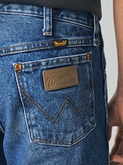Синий - Wrangler Original Fit 13MWZ Cowboy Cut 100% Cotton Jeans - Image 6 of 7