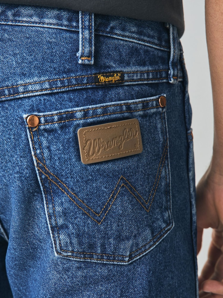 Wrangler Blue Original Fit 13MWZ Cowboy Cut 100% Cotton Jeans - Image 6 of 7