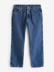 Синий - Wrangler Original Fit 13MWZ Cowboy Cut 100% Cotton Jeans - Image 7 of 7
