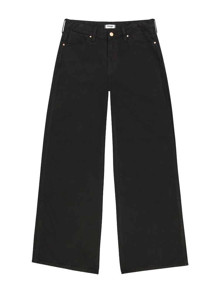 Wrangler Wide Leg Fit World Wide Black Jeans - Image 5 of 5