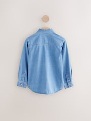 Blue Denim Long Sleeve Denim Shirt (3-16yrs) - Image 2 of 4