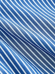Blue Stripe 100% Cotton Long Sleeve Stripe Shirt (3-16yrs) - Image 3 of 6