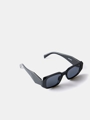 Mint Velvet Black Rectangular Sunglasses - Image 2 of 2