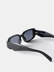 Mint Velvet Black Rectangular Sunglasses - Image 3 of 4