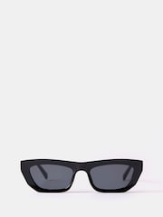Mint Velvet Black Rectangular Sunglasses - Image 2 of 2