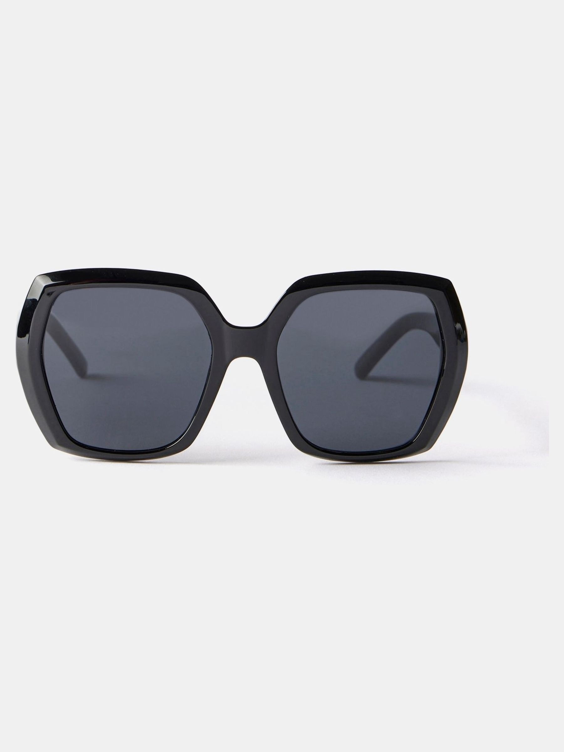 Mint Velvet Black Oversized Sunglasses