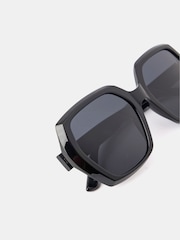 Mint Velvet Black Oversized Sunglasses - Image 3 of 5