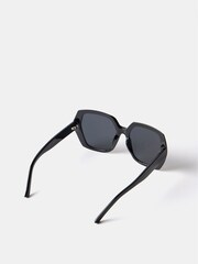 Mint Velvet Black Oversized Sunglasses - Image 4 of 5