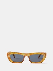 Mint Velvet Yellow Rectangular Sunglasses - Image 3 of 4